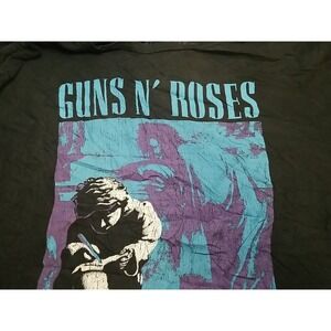 Guns And Roses Use Your Illusionshort‎ Sleeve Graphic Print Large Shirt